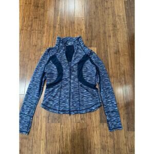 Zella Zip Up Jacket Womens Medium Athletic Running Yoga Thumbholes